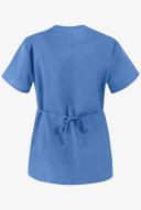 Cherokee Workwear 4801 Scrubs Top Womens Mock Wrap Tunic Ceil Blue