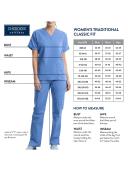 Cherokee Workwear 4801 Scrubs Top Womens Mock Wrap Tunic Hunter Green