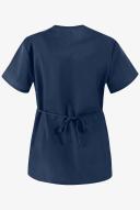 Cherokee Workwear 4801 Scrubs Top Womens Mock Wrap Tunic Navy