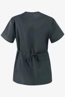 Cherokee Workwear 4801 Scrubs Top Womens Mock Wrap Tunic Pewter