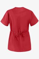 Cherokee Workwear 4801 Scrubs Top Womens Mock Wrap Tunic Red