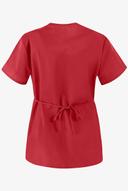 Cherokee Workwear 4801 Scrubs Top Womens Mock Wrap Tunic Red