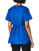 Cherokee Workwear 4801 Scrubs Top Womens Mock Wrap Tunic Royal