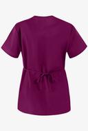 Cherokee Workwear 4801 Scrubs Top Womens Mock Wrap Tunic Wine