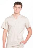 Cherokee Workwear Professionals Men's V-Neck Scrub Top - 4x - Hunter