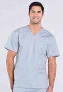 Cherokee Workwear Professionals Men's V-Neck Scrub Top - 4x - Hunter
