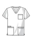 Cherokee Workwear Professionals Men's V-Neck Scrub Top - XL - Red