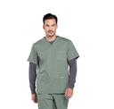 Cherokee Workwear Professionals WW695 Scrubs Top Mens V-Neck Olive