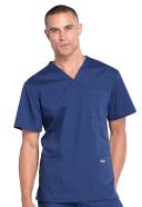 Cherokee Workwear Professionals WW695 Scrubs Top Mens V-Neck Olive