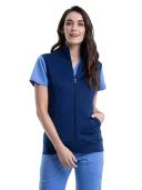 Cherokee Workwear Revolution Fleece Inner Scrub Vest - XL - Navy