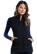 Cherokee Workwear Revolution Fleece Inner Scrub Vest - XS - Navy