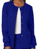 Cherokee Workwear Revolution Snap-Front Scrub Jacket - XL - Galaxy