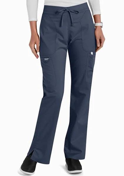 Cherokee Workwear Revolution Women's Petite Cargo Scrub Pant - 2x - Navy