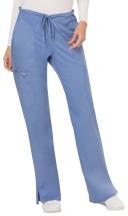 Cherokee Workwear Revolution Women's Petite Cargo Scrub Pant - XS - Ceil Blue