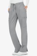 Cherokee Workwear Revolution Women's Petite Cargo Scrub Pant - XS - Grey