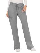 Cherokee Workwear Revolution Women's Petite Cargo Scrub Pant - XS - Grey