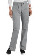 Cherokee Workwear Revolution Women's Petite Cargo Scrub Pant - XS - Grey