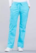 Cherokee Workwear Revolution Women's Tall Cargo Scrub Pants - S - Turquoise