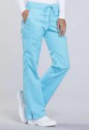 Cherokee Workwear Revolution Women's Tall Cargo Scrub Pants - S - Turquoise