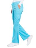 Cherokee Workwear Revolution Women's Tall Cargo Scrub Pants - S - Turquoise