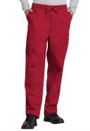 Cherokee Workwear Scrubs Men's Cargo Pants - M - Wine