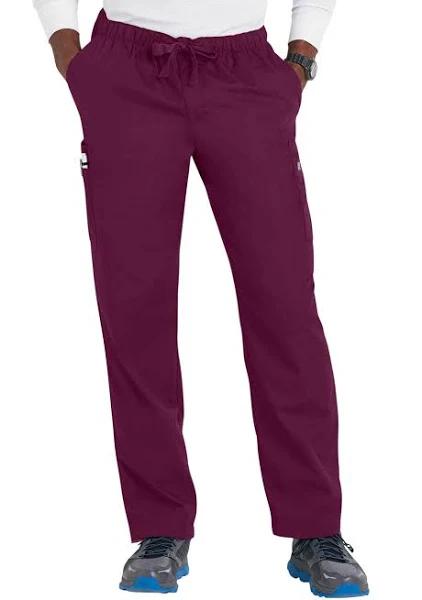 Cherokee Workwear Scrubs Men's Cargo Pants - M - Wine