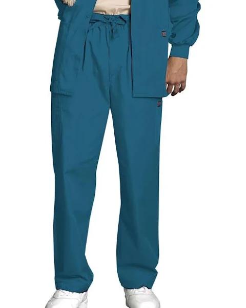 Cherokee Workwear Scrubs Men's Cargo Pants - S - Caribbean Blue