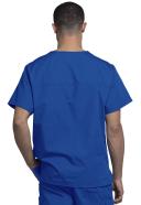 Cherokee Workwear Scrubs Men's V-Neck Top - 3x - Royal