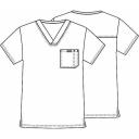Cherokee Workwear Scrubs Men's V-Neck Top - 4x - Royal