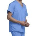 Cherokee Workwear Scrubs Men's V-Neck Top - 4x - Royal