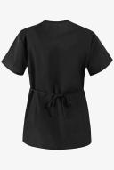 Cherokee Workwear Scrubs Mock Wrap Top - L - Black