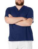 Cherokee Workwear Scrubs Premium Core Stretch Men's Top - XL - Navy