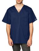Cherokee Workwear Scrubs Premium Core Stretch Men's Top - XL - Navy
