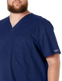 Cherokee Workwear Scrubs Premium Core Stretch Men's Top - XL - Navy