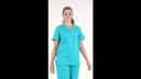 Cherokee Workwear Scrubs Unisex 3 Pocket Top - 3x - Grey