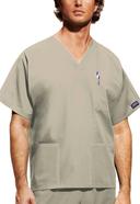 Cherokee Workwear Scrubs Unisex 3 Pocket Top - 3x - Grey