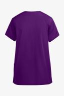 Cherokee Workwear Scrubs Women's Snap Front Top - XXS - Eggplant