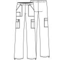 Cherokee Workwear Women's Core Stretch Petite Cargo Pants - S - Black