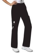 Cherokee Workwear Women's Core Stretch Petite Cargo Pants - S - Black