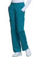 Cherokee Workwear Women's Core Stretch Petite Cargo Pants - S - Black