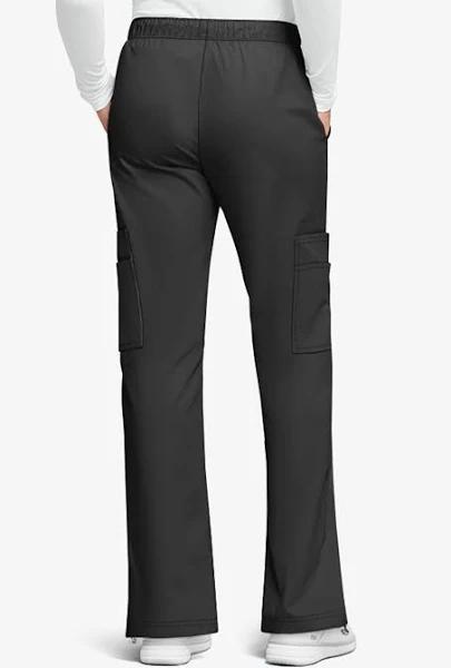 Cherokee Workwear Women's Core Stretch Petite Cargo Pants - S - Black