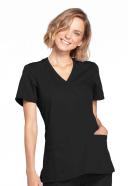 Cherokee Workwear WW650 Scrubs Top Womens Mock Wrap Red