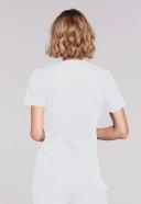 Cherokee Workwear WW650 Scrubs Top Womens Mock Wrap White