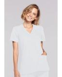 Cherokee Workwear WW650 Scrubs Top Womens Mock Wrap White