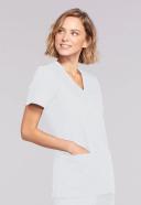 Cherokee Workwear WW650 Scrubs Top Womens Mock Wrap White