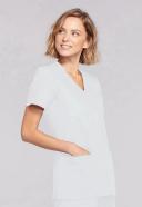 Cherokee Workwear WW650 Scrubs Top Womens Mock Wrap White