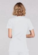 Cherokee Workwear WW650 Scrubs Top Womens Mock Wrap White