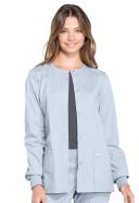 Cherokee WW Professionals Women's Snap Front Scrub Jacket - S - Black