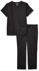 Cherokee Ww530c Unisex Top and Pant Set, Price/Each - Black, 5XL