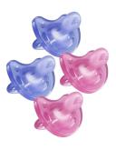Chicco Physio Soft Soother 6-16m 2 x 2pk Girl No Colour